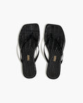 Square Toe Lily Croc - Sable