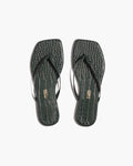 Square Toe Lily Croc - Emerald