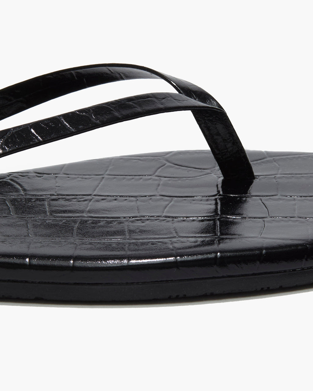 Square Toe Lily Croc - Sable