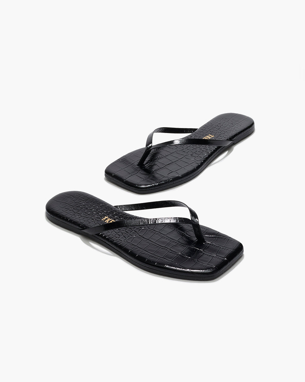 Square Toe Lily Croc - Sable