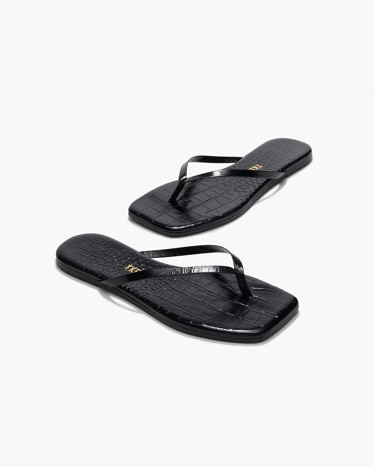 Square Toe Lily Croc - Sable