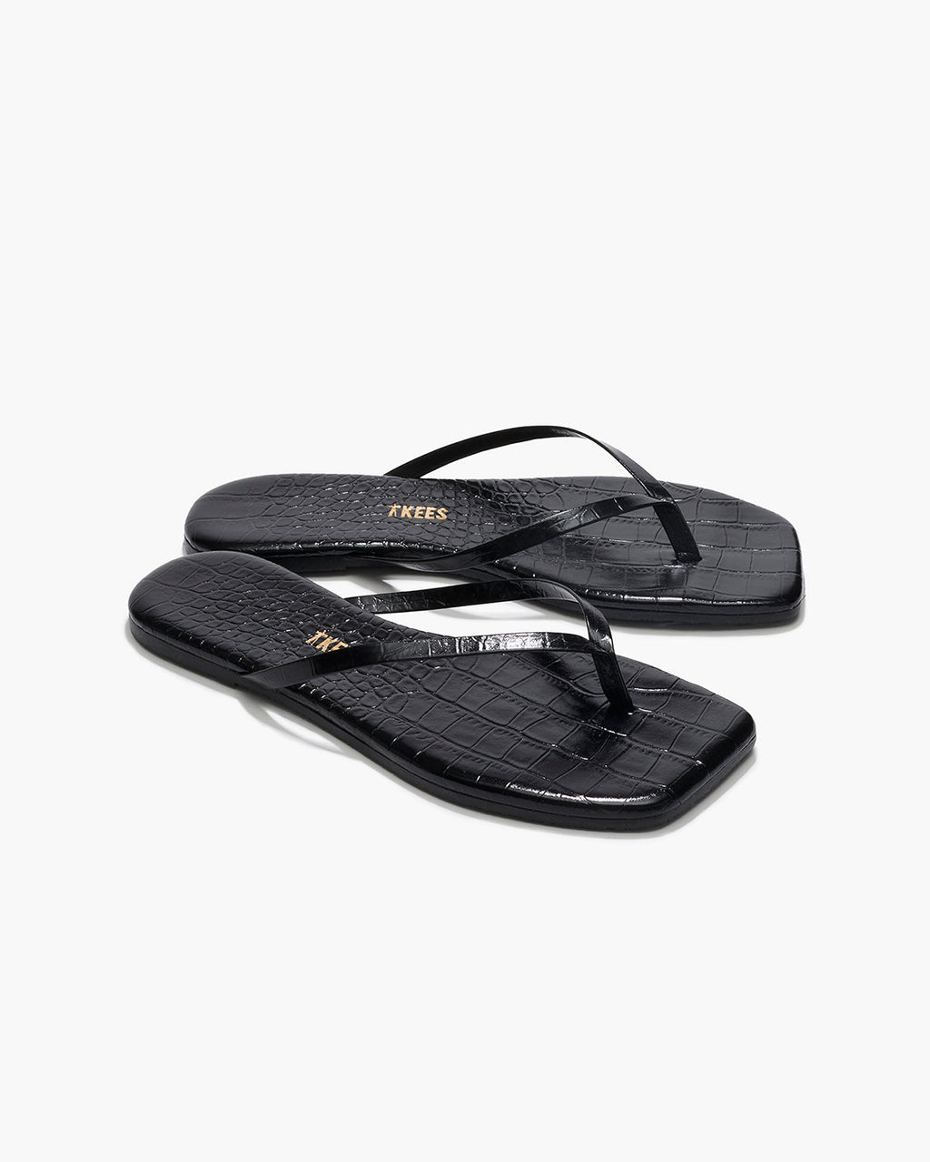 Square Toe Lily Croc - Sable